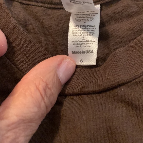 Deep Coco color size small. Woody Guthrie Pete Seeger small tween Folkways.Tee - Picture 4 of 4